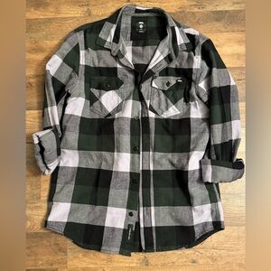 Vans Plaid Button Up Shirt